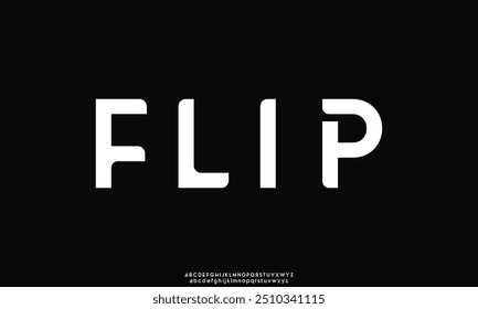 modern font alphabet. stylish fonts style. Typography custom logotype fonts