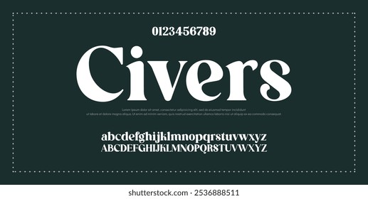 modern font alphabet. stylish fonts style. Typography custom logotype fonts
