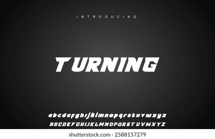 modern font alphabet. stylish fonts style. Typography custom logotype fonts