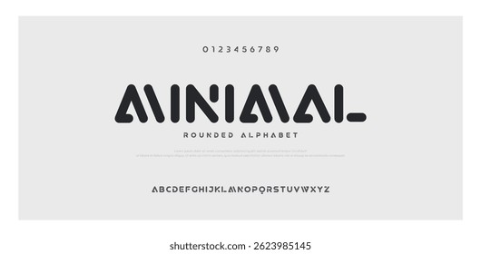 modern font creative alphabet.  Typography technology, electronic, movie, digital, music, future, logo creative font. vector illustration

