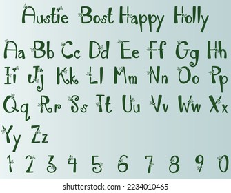 Modern font design with alphabet and numbers vector illustration. Typography modern serif fonts regular decorative vintage concept. vector illustration