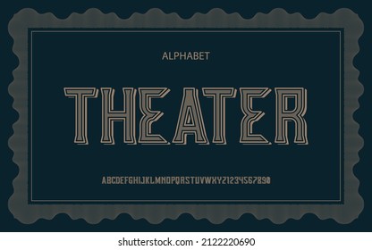 modern font and Guilloche elements and numbers collection for certificate or diploma, and currency design.