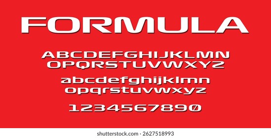 modern font icon art design vector template  red colour modern concept symbol isolated emblem identity template background