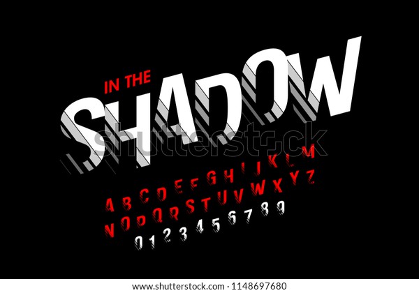 old english letters font with shadow