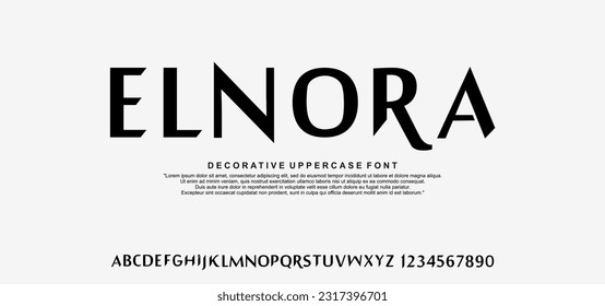 Modern Font. Typography urban style alphabet fonts for fashion, sport, technology, digital, movie, logo design, vector illustration
