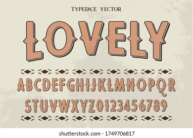 Fuente moderna, letras y números del alfabeto vector, vector tipográfico