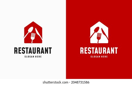 Modern Food House logo designs concept vector, Restaurant logo symbol icon