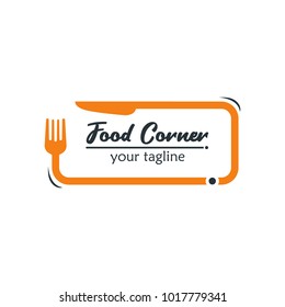 Modern Food Logo Design Template Vector Illustration. Suitable For Summer Celebration, Restaurant Logo, Party Invitation