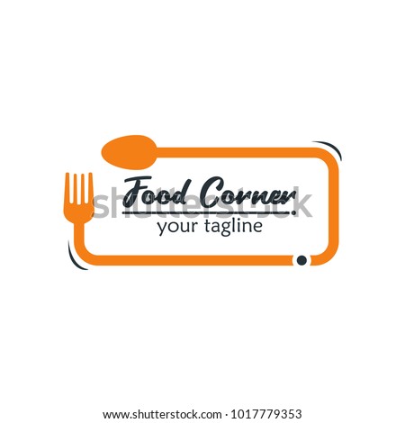 Modern Food Logo Design Template Vector Illustration. Suitable for Summer Celebration, Restaurant Logo, Party Invitation