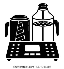 Modern food machine icon. Simple illustration of modern food machine vector icon for web design isolated on white background