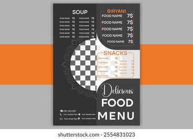 Modern food menu design,restaurant food menu design,food menu design,menu design 