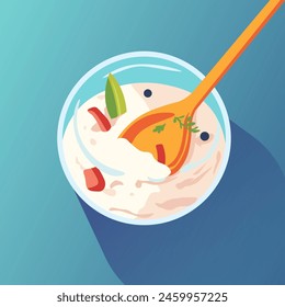 Modern Food Plating Leaves Design