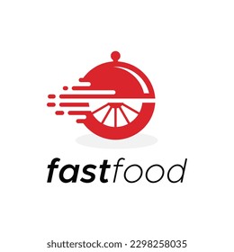 Modern food wheel and cover combination logo. It is suitable for use as a service speed logo in the food sector.