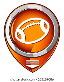 Modern Football orange pointer