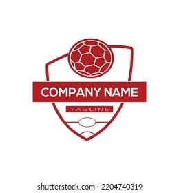 Modern Football team Logo design template svg