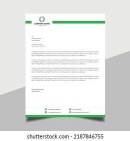 Modern Formal Office Letterhead Template