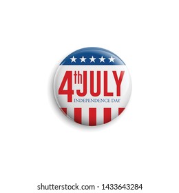 Modern Fourth Of July United States Independence Day Celebration Flag Background Header Banner Blue and Red Color For Personal and all Business Company with High end Look