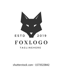 Modern Fox Logo Icon Sign Symbol Vector Illustration Design for company, brand identity, corporate, creative industry, business in isolated white backgroud