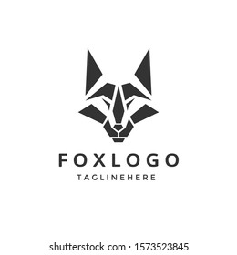 Modern Fox Logo Icon Sign Symbol Vector Illustration Design for company, brand identity, corporate, creative industry, business in isolated white backgroud