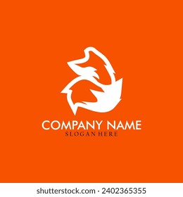 Modern fox logo. Fox vector illustration.