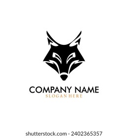 Logo de zorro moderno. Ilustración vectorial Fox.