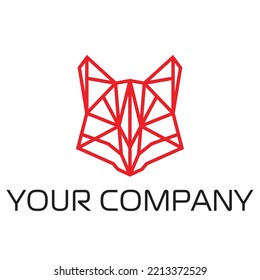 Modern fox logo for your technology company