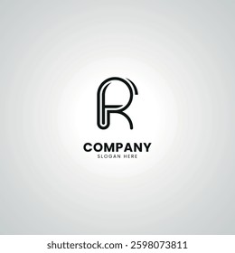 Modern FR RF Lettermark Logo Design for Corporate Branding.