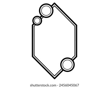 Ilustración de fondo Abstractas de marco moderno