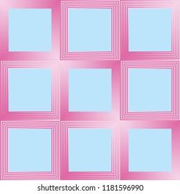 modern frame abstract geometric halftone pattern