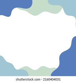 modern frame and border with abstract shape for media social posts and product 