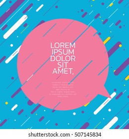 Modern frame or border space for text or photo.