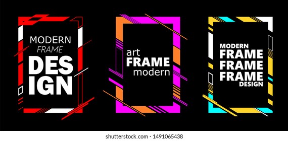 Modern frame design that suits every flat or modern type photos or typography. Nice color to be printed for decorating your room