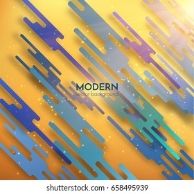 Modern frame with digital minimalistic geometric vector background. EPS10