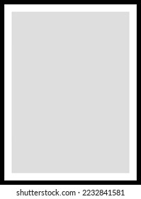 Modern frame. Interior frame. Classic frame. Banner. Photo Frame. Gallery, picture, icon.