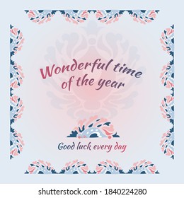 Modern frame isolated. Stylish colorful paint stain graphics. Vector graphics Design element for business cards, invitations, gift cards, flyers and brochures.