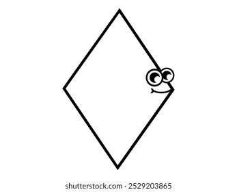 Modern Frame Line Art background