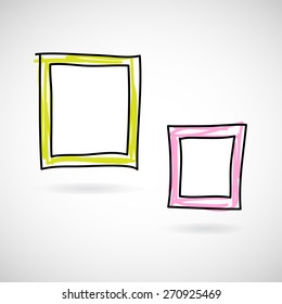 Modern frames icon great for any use. Vector EPS10.
