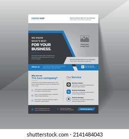 Modern Fresh Business Flyer Template Free Vector
