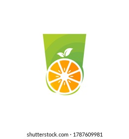 Moderne, frisch orangefarbene Logo, Vektorgrafik, Design-Vorlage für frisch orangefarbene Slice-Logos