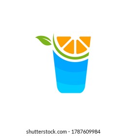 Moderne, frisch orangefarbene Logo, Vektorgrafik, Design-Vorlage für frisch orangefarbene Slice-Logos