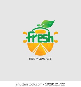 fresh fruits modern logo template design for brand or company and other  10477131 Vector Art at Vecteezy