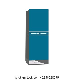 Modern fridges set. Realistic silver coolers, refrigerators of different size for home or restaurant kitchen and cold products storage. 3d vector illustration