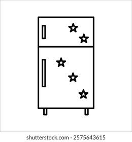 Modern fridges set. Realistic silver coolers, refrigerators of different size for home or restaurant kitchen and cold products storage