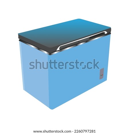 Modern fridges set. Realistic silver coolers, refrigerators of different size for hom.Flat fridge vector. Closed and open empty refrigerator. Blue fridge with healthy food, water, meet, vegetables.