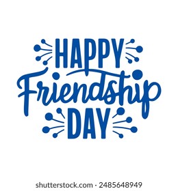 modern friend ship day t shirt design