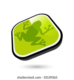 modern frog sign