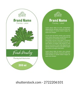 Moderne Frucht-Etiketten mit handgezeichnetem Stil, Verpackungsdesign mit Frucht-Symbolen und Text, minimales und buntes Etikett, Etikettenaufkleber-Design für die Verpackung, editierbare druckfertige Vektorvorlagen-Datei-Illustration herunterladen, Fruit and Nuts Food Label Templates Set. Abstrakte Vektorverpackung Design Layouts Kollektion, Petersilie Blatt Etiketten Design, Umrisszeichnung