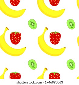 Moderne Früchte nahtlos Muster, gutes Design für jeden Zweck. Vector Modehintergrund. 