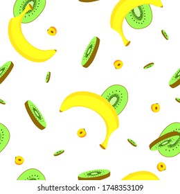 Frutos modernos y un diseño perfecto. Fondo de la moda vectorial. 
