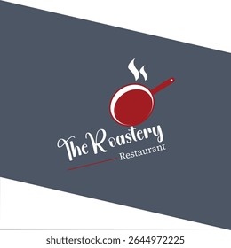 Diseño moderno del logotipo de la sartén